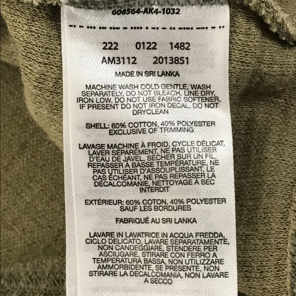 Columbia Pine Peak Waffle Hoodie Men's XL Olive Pullover Knit Winter Outdoor - Picture 10 of 10